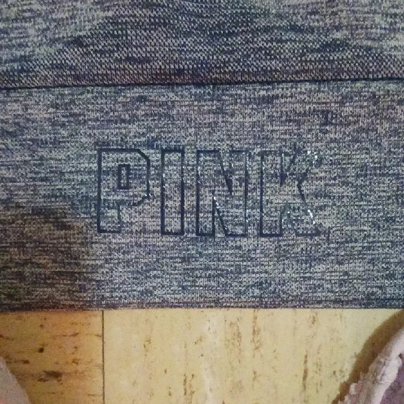 PINK Victoria's Secret Gray and Pink Ombre Sports Bras - Picture 3 of 5